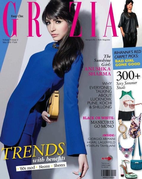 Anushka Sharma looks sexy and stunning on Grazia cover